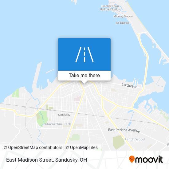 East Madison Street map