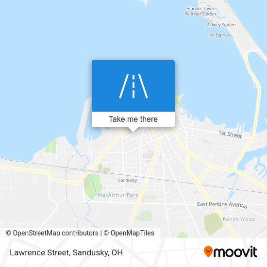Mapa de Lawrence Street