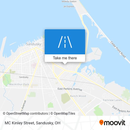 Mapa de MC Kinley Street