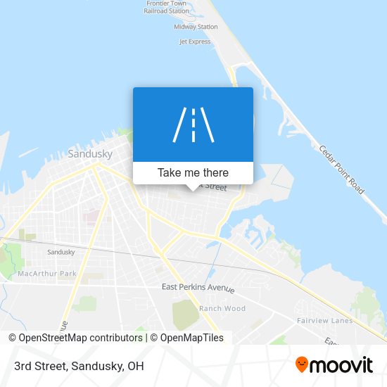 Mapa de 3rd Street