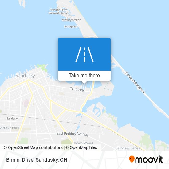 Bimini Drive map