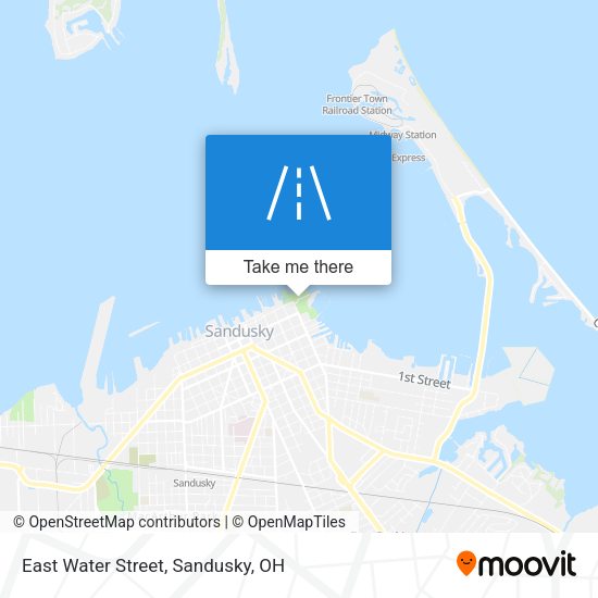 East Water Street map