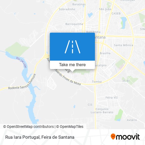 Mapa Rua Iara Portugal