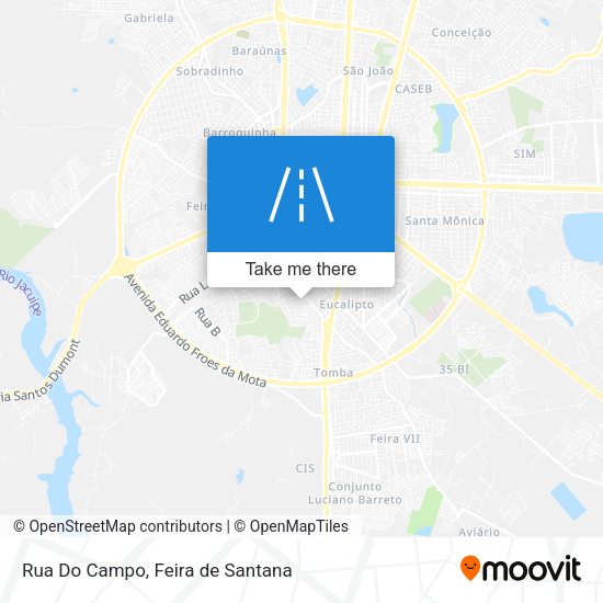 Rua Do Campo map