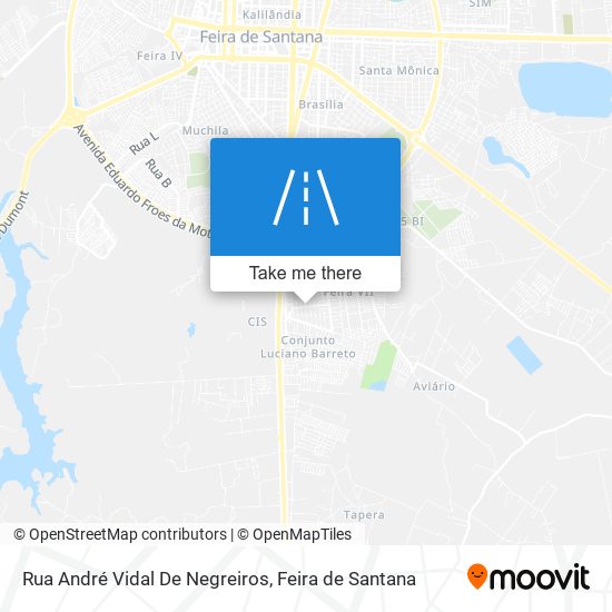 Mapa Rua André Vidal De Negreiros