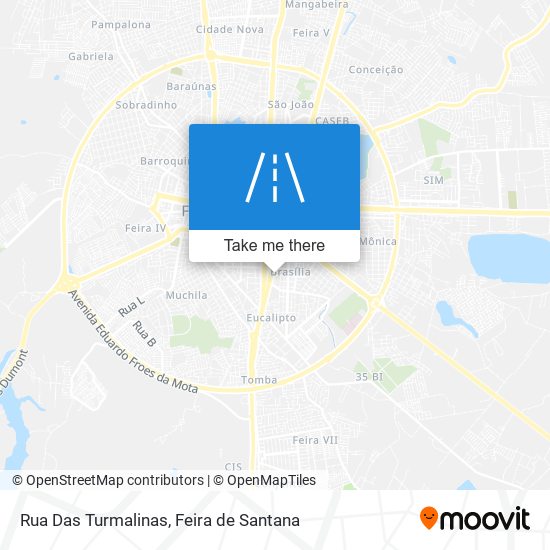 Rua Das Turmalinas map