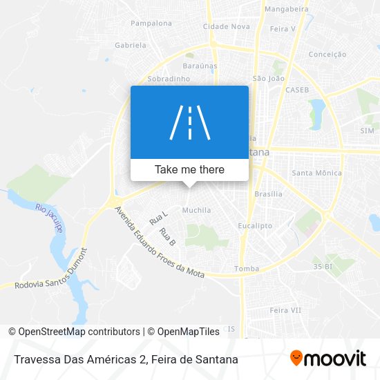 Travessa Das Américas 2 map