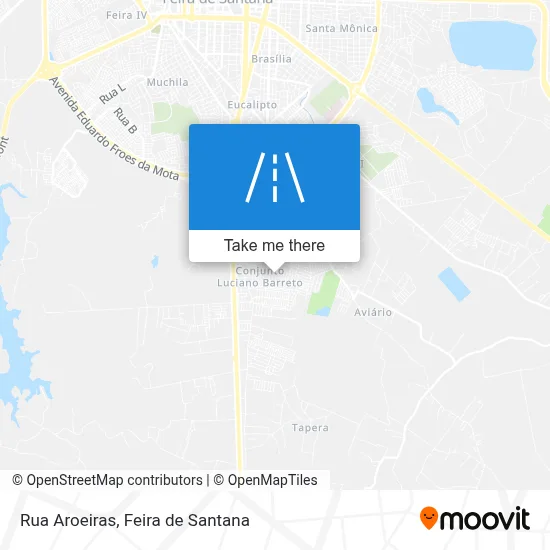 Rua Aroeiras map