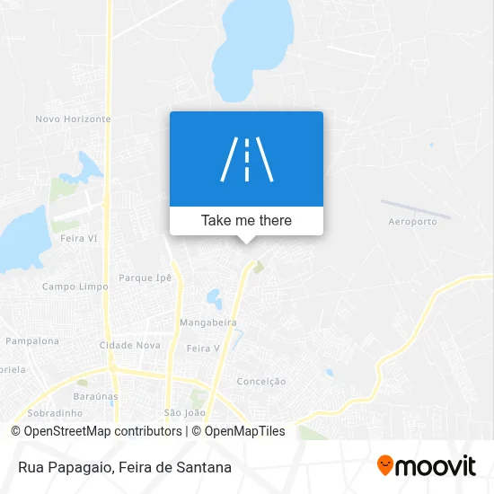 Rua Papagaio map