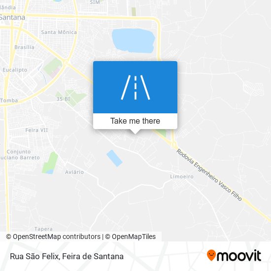 Rua São Felix map