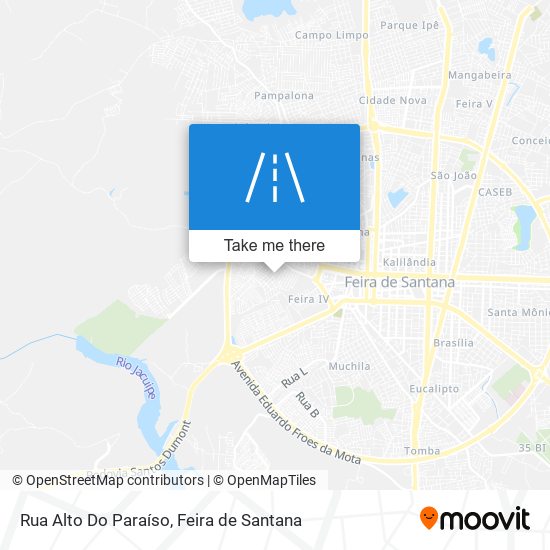 Rua Alto Do Paraíso map