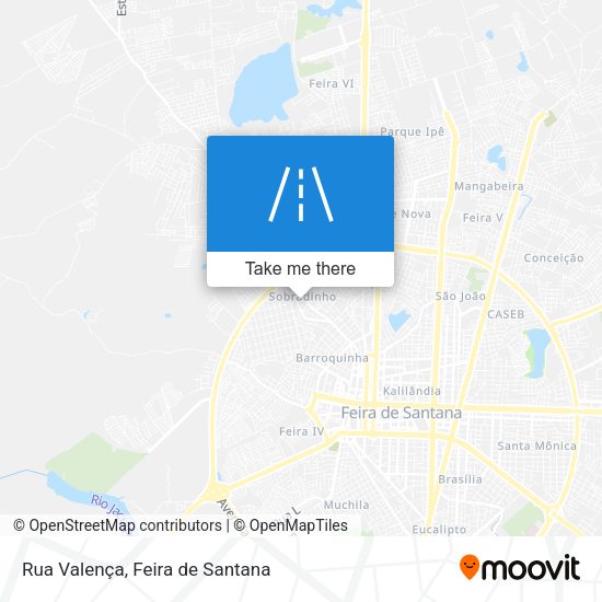 Rua Valença map