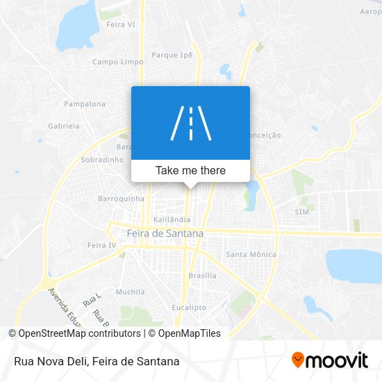 Rua Nova Deli map