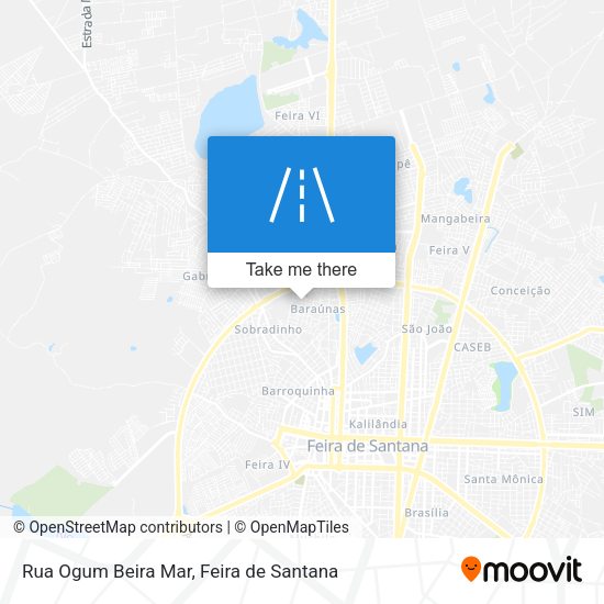 Rua Ogum Beira Mar map