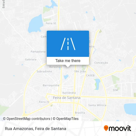 Rua Amazonas map