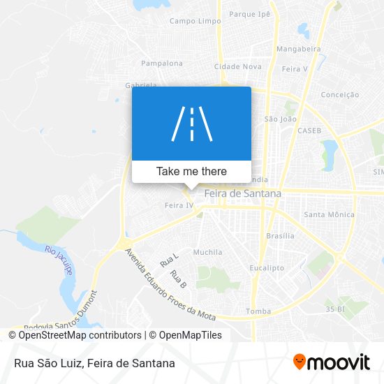 Rua São Luiz map