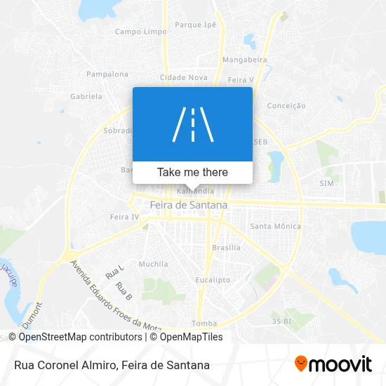 Rua Coronel Almiro map