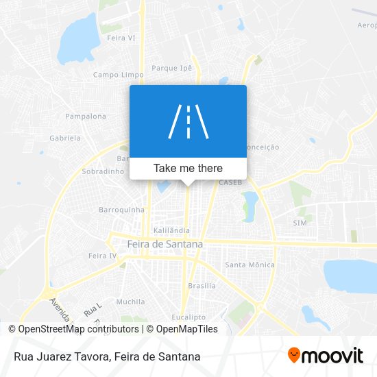 Rua Juarez Tavora map