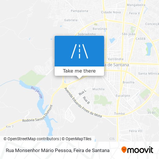 Mapa Rua Monsenhor Mário Pessoa