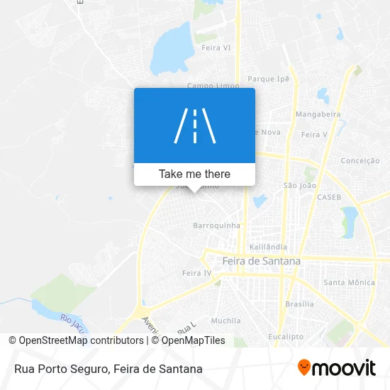 Rua Porto Seguro map