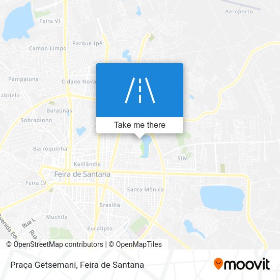 Praça Getsemani map
