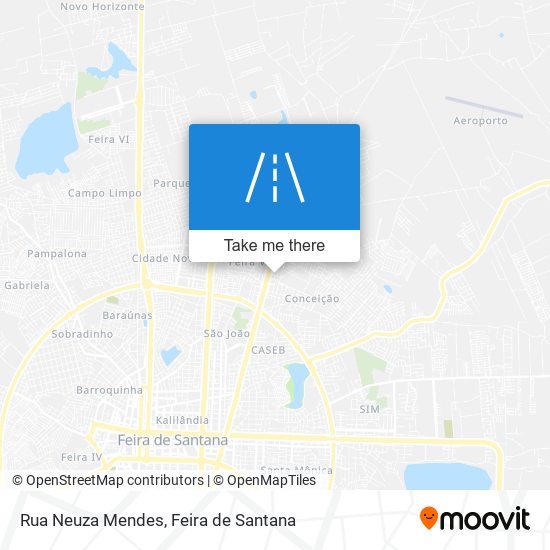 Mapa Rua Neuza Mendes