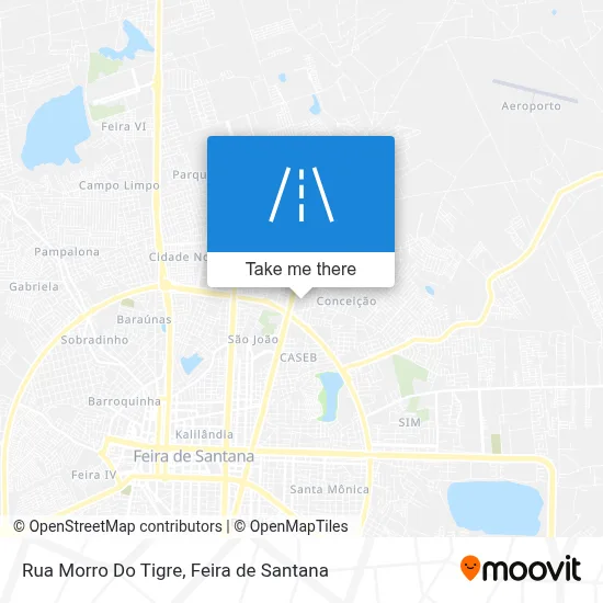 Rua Morro Do Tigre map