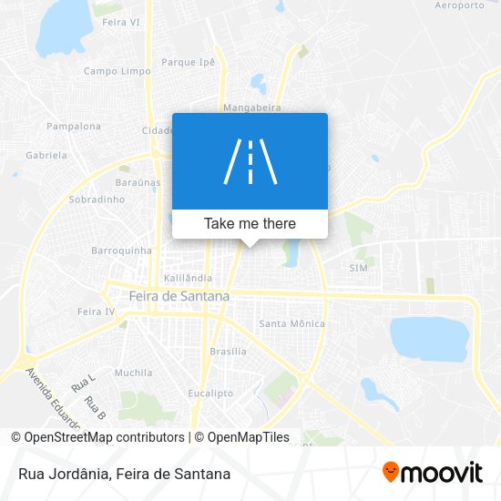 Rua Jordânia map