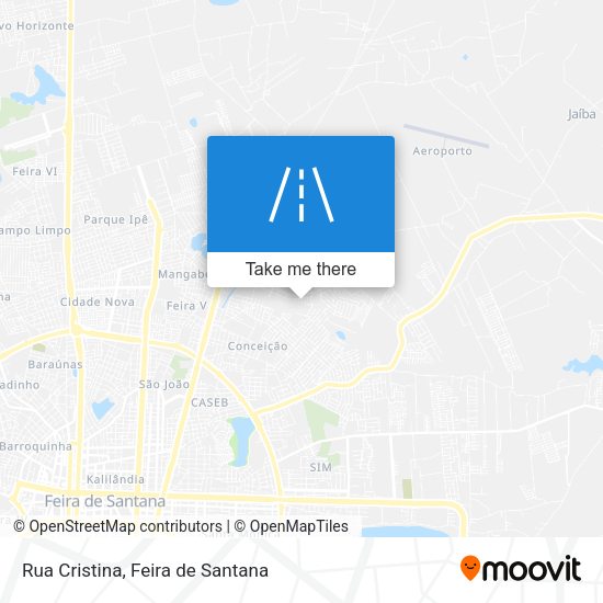 Rua Cristina map
