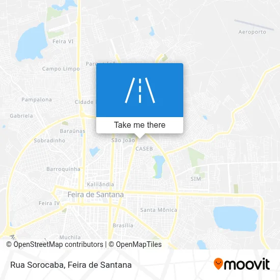 Rua Sorocaba map