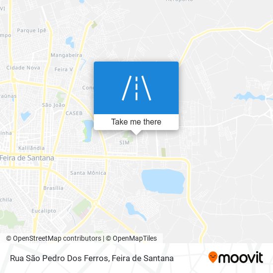 Mapa Rua São Pedro Dos Ferros