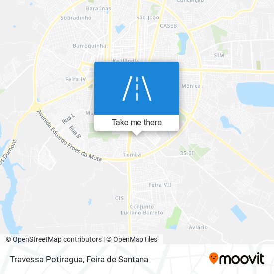 Mapa Travessa Potiragua