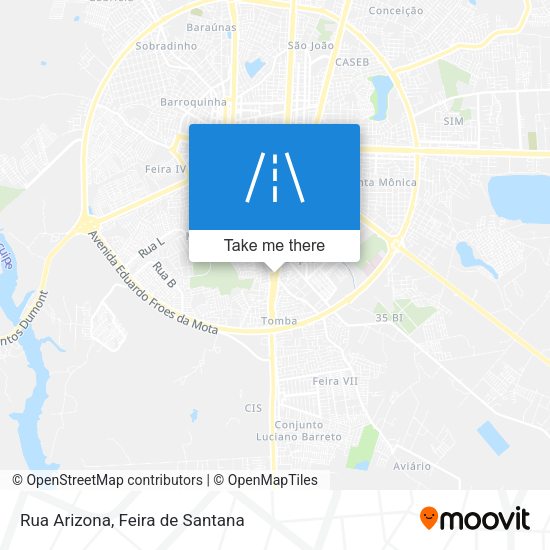 Rua Arizona map