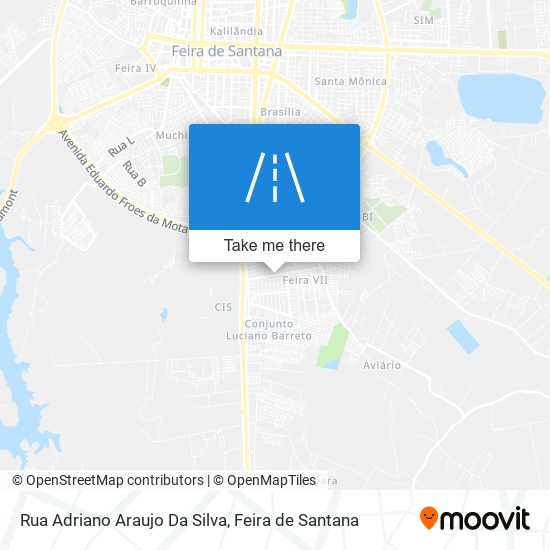 Rua Adriano Araujo Da Silva map