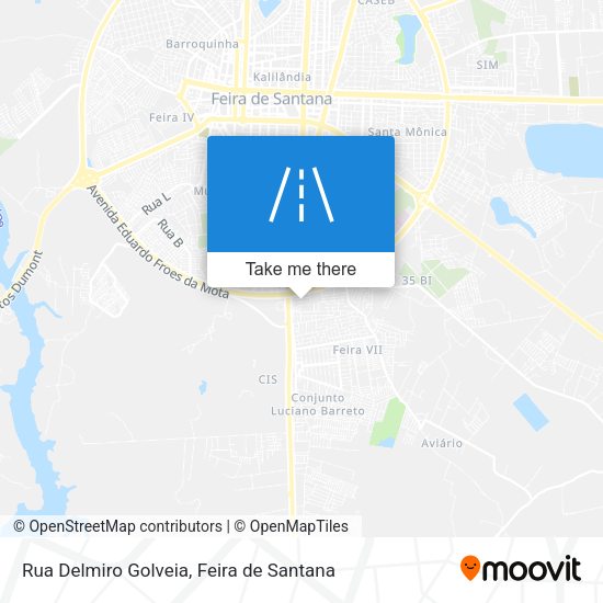 Rua Delmiro Golveia map