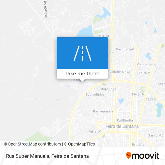 Mapa Rua Super Manuela