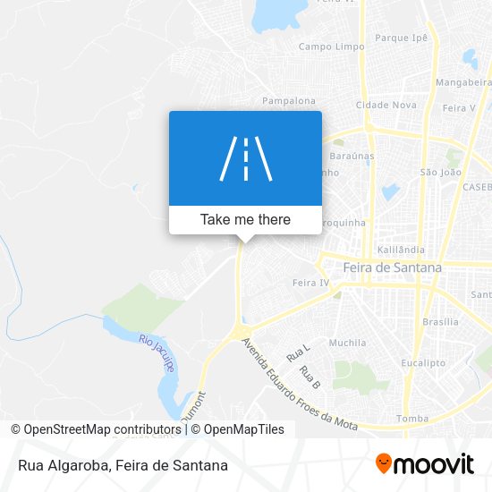 Rua Algaroba map