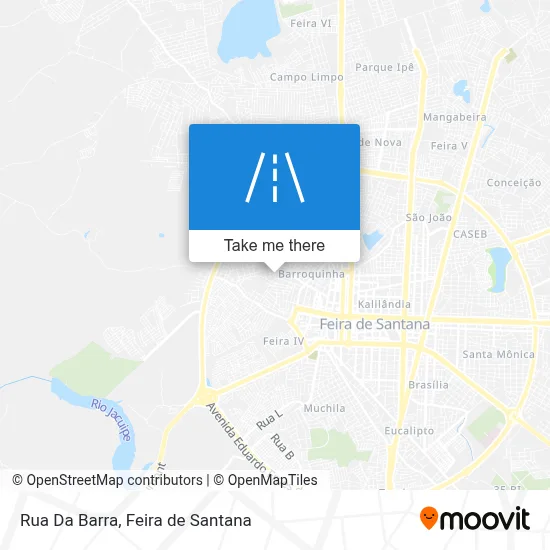 Rua Da Barra map