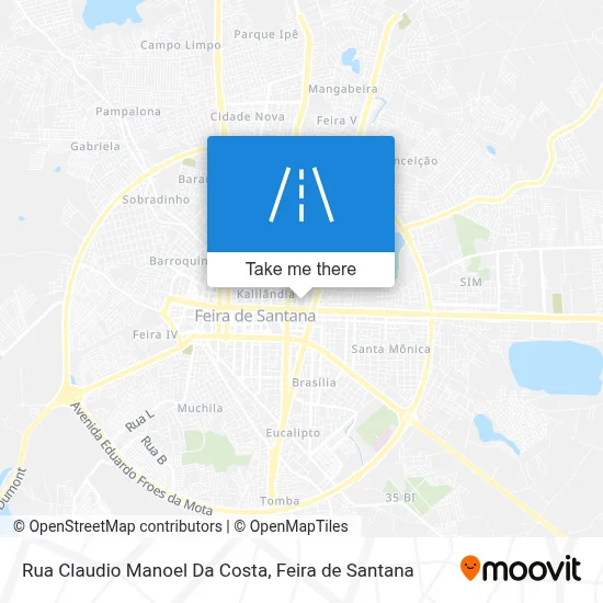 Rua Claudio Manoel Da Costa map