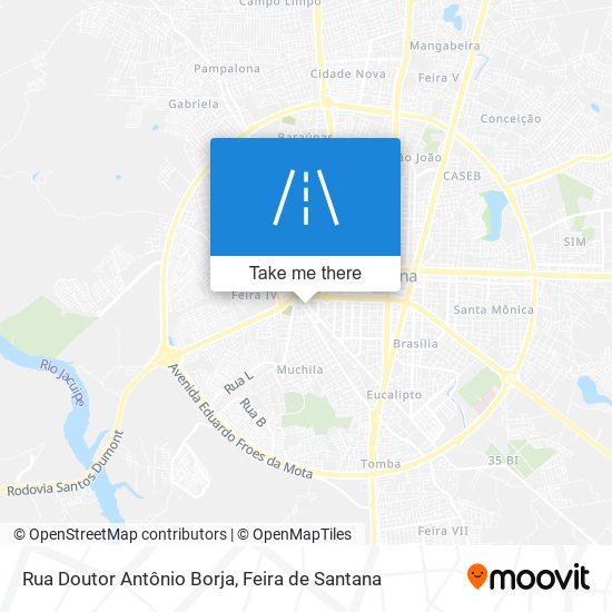 Mapa Rua Doutor Antônio Borja