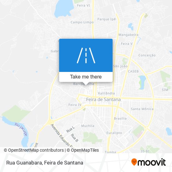 Rua Guanabara map