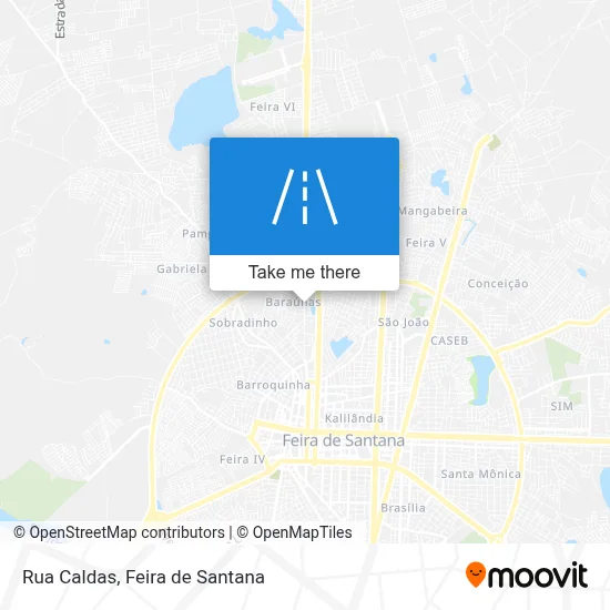 Rua Caldas map