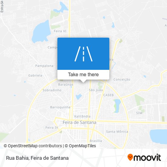 Rua Bahia map