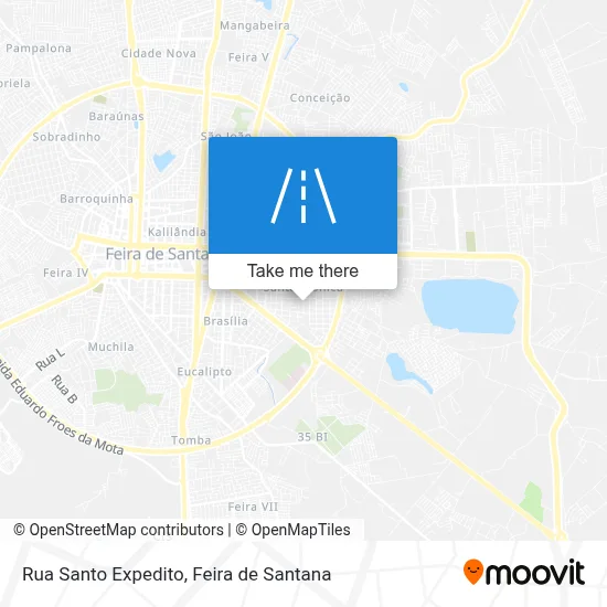 Rua Santo Expedito map