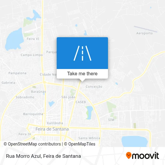 Rua Morro Azul map