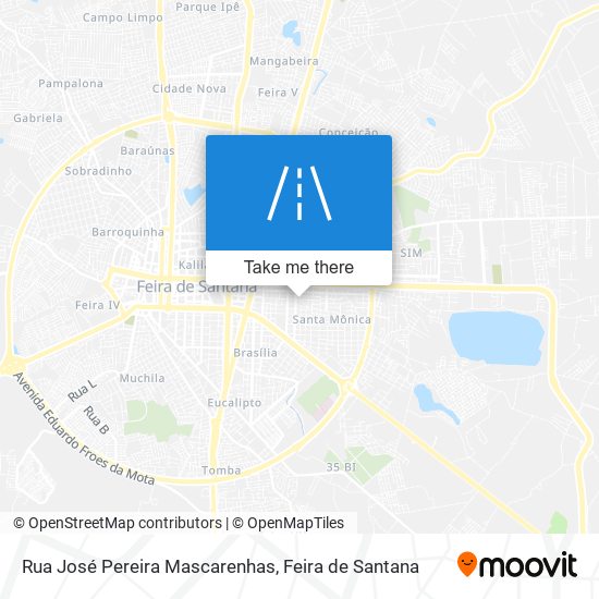 Rua José Pereira Mascarenhas map