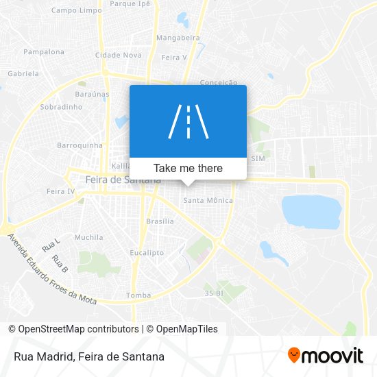 Rua Madrid map