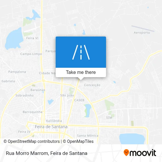 Rua Morro Marrom map