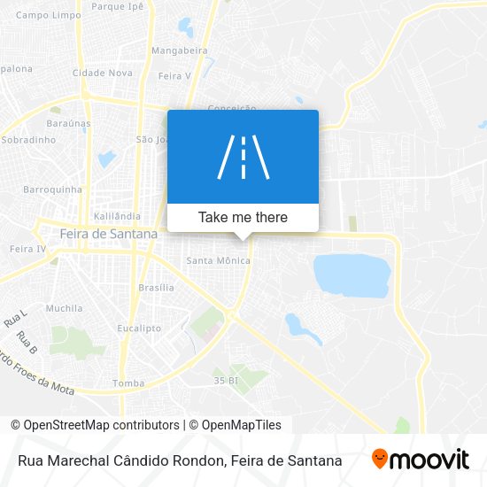 Rua Marechal Cândido Rondon map