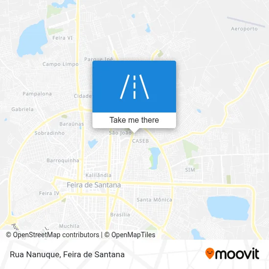 Rua Nanuque map